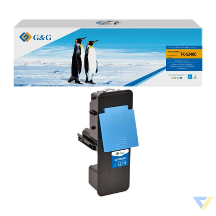 G&G Compatible Kyocera TK5240C Toner Cyan-0