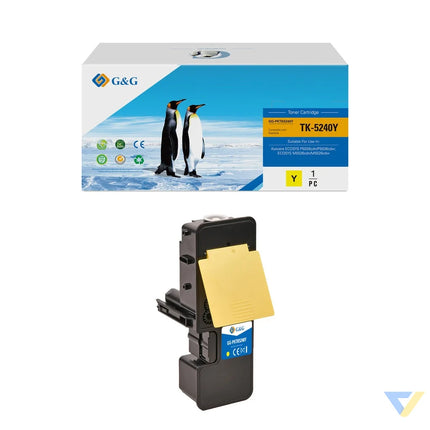 G&G Compatible Kyocera TK5240Y Toner Yellow-0