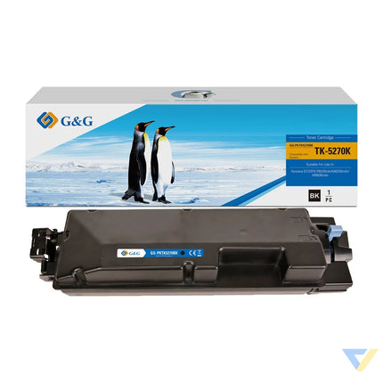 G&G Compatible Kyocera TK5270BK Toner Black-0