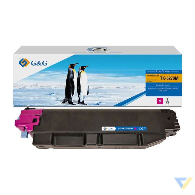 G&G Compatible Kyocera TK5270M Toner Magenta-0