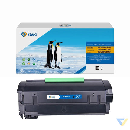 G&G Compatible Lexmark 60F1000/60F4000/60F2000/60F5000/60F3000/60F500E Toner Mono-0