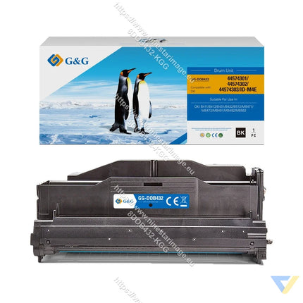 G&G Compatible OKI 44574301/44574302/44574303/ID-M4E Drum Unit Mono-0