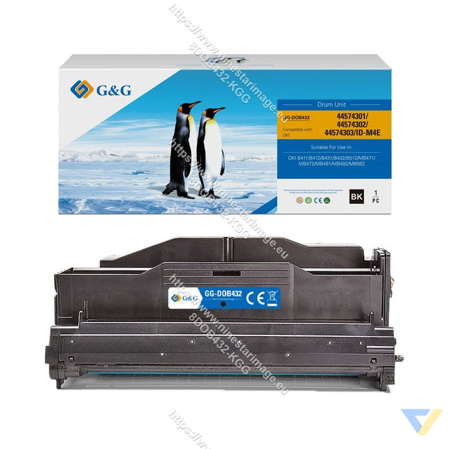 G&G Compatible OKI 44574301/44574302/44574303/ID-M4E Drum Unit Mono-0
