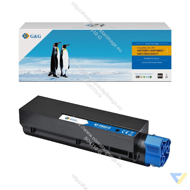 G&G Compatible OKI 44574901/44574802/44917603/O431T Toner Mono-0