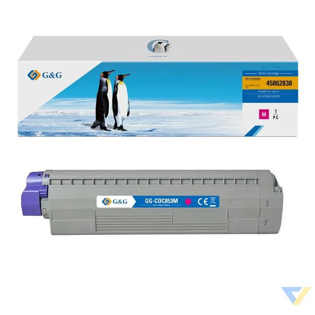 G&G Compatible OKI 45862838/45862842 Toner Magenta-0