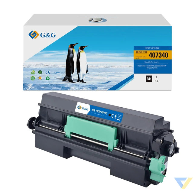 G&G Compatible Ricoh 407340 Toner Mono-0