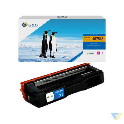 G&G Compatible Ricoh 407545 Toner Magenta-0