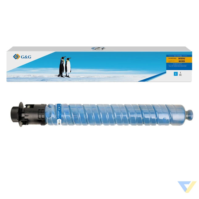 G&G Compatible Ricoh 841816/841820 Toner Cyan-0