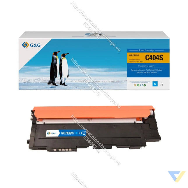 G&G Compatible Samsung CLT-C404S Toner Cyan-0