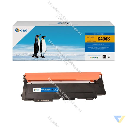G&G Compatible Samsung CLT-K404S Toner Black-0