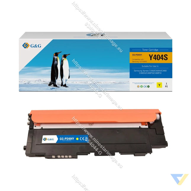 G&G Compatible Samsung CLT-Y404S Toner Yellow-0