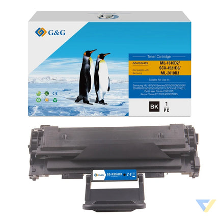 G&G Compatible Samsung ML-1610D2/SCX-4521D3/ML-2010D3/Dell310-6640/Dell593-10094/106R01159 Toner Mono-0