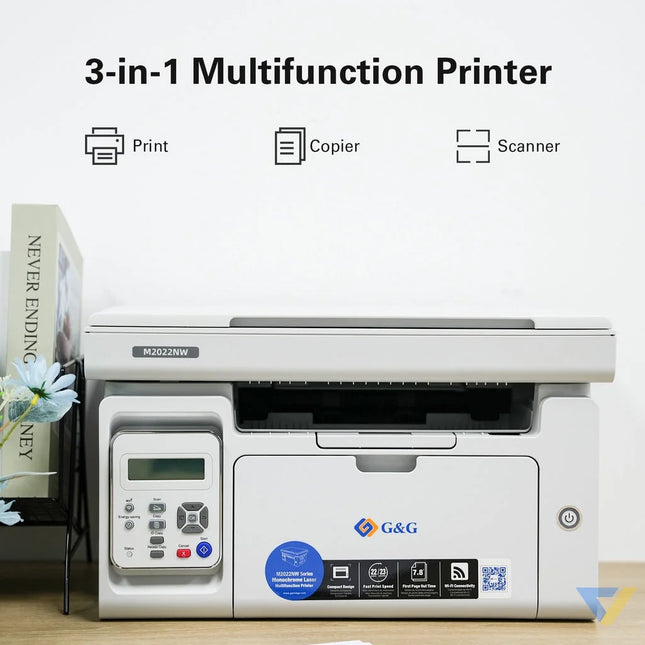 G&G Printer Original M2022NW-F-220V-EU-S1 Mono-0
