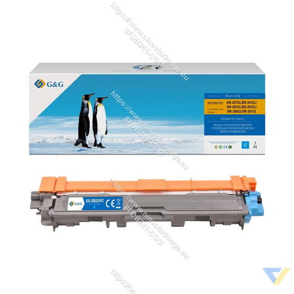 G&G Remanufactured Brother DR-221CL/DR-241CL/DR-291CL/DR-251CL/DR-265CL/DR-261CL Drum Unit Cyan-0
