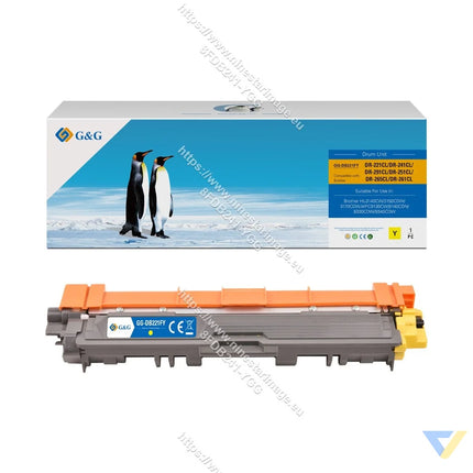 G&G Remanufactured Brother DR-221CL/DR-241CL/DR-291CL/DR-251CL/DR-265CL/DR-261CL Drum Unit Yellow-0