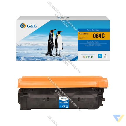 G&G Remanufactured Canon Cartridge 064C Toner Cyan-0