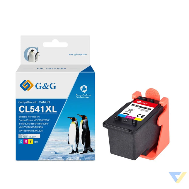G&G Remanufactured Canon CLI-541XLCMY Inkjet Cartridge CMY-0