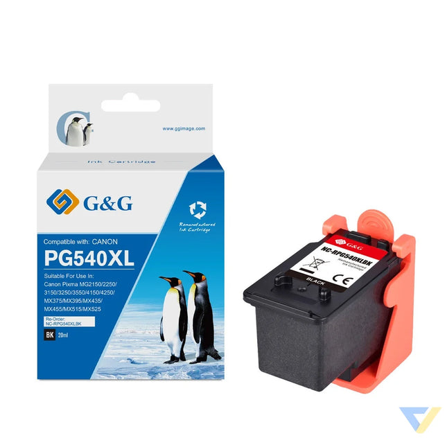 G&G Remanufactured Canon PGI-540XLBK Inkjet Cartridge B-0