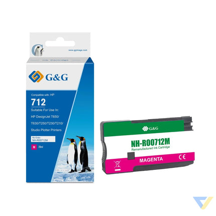 G&G Remanufactured HP 3ED68A Inkjet Cartridge Magenta-0