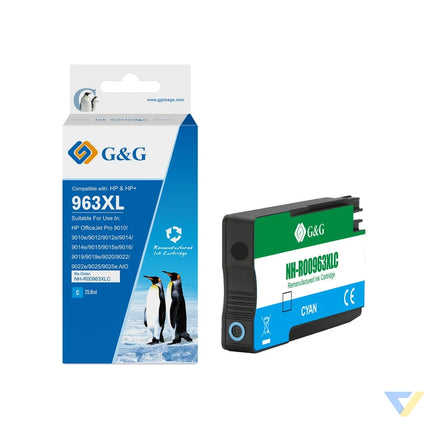 G&G Remanufactured HP 3JA27AE (963XL) Inkjet Cartridge C-0