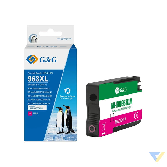 G&G Remanufactured HP 3JA28AE (963XL) Inkjet Cartridge M-0