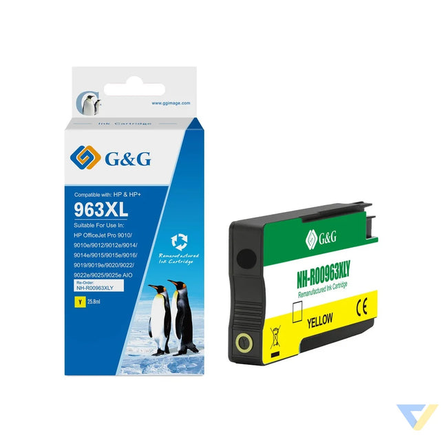 G&G Remanufactured HP 3JA29AE (963XL) Inkjet Cartridge Y-0