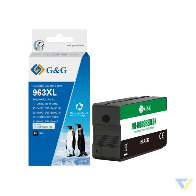 G&G Remanufactured HP 3JA30AE (963XL) Inkjet Cartridge B-0