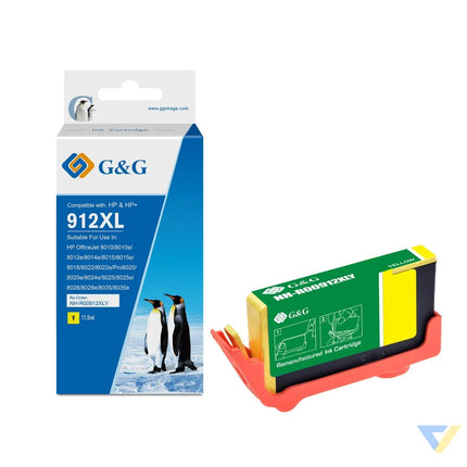 G&G Remanufactured HP 3YL83AE (912XL) Inkjet Cartridge Y-0