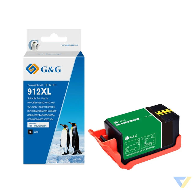 G&G Remanufactured HP 3YL84AE (912XL) Inkjet Cartridge B-0