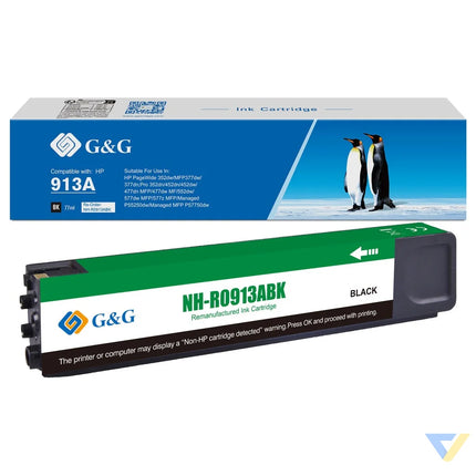 G&G Remanufactured HP 913A/L0R95AE Inkjet Cartridge B-0