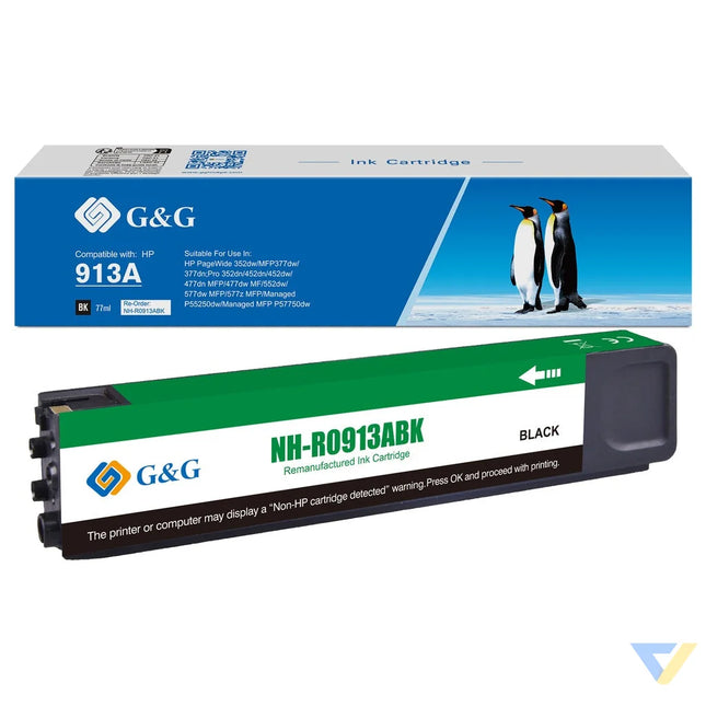 G&G Remanufactured HP 913A/L0R95AE Inkjet Cartridge B-0
