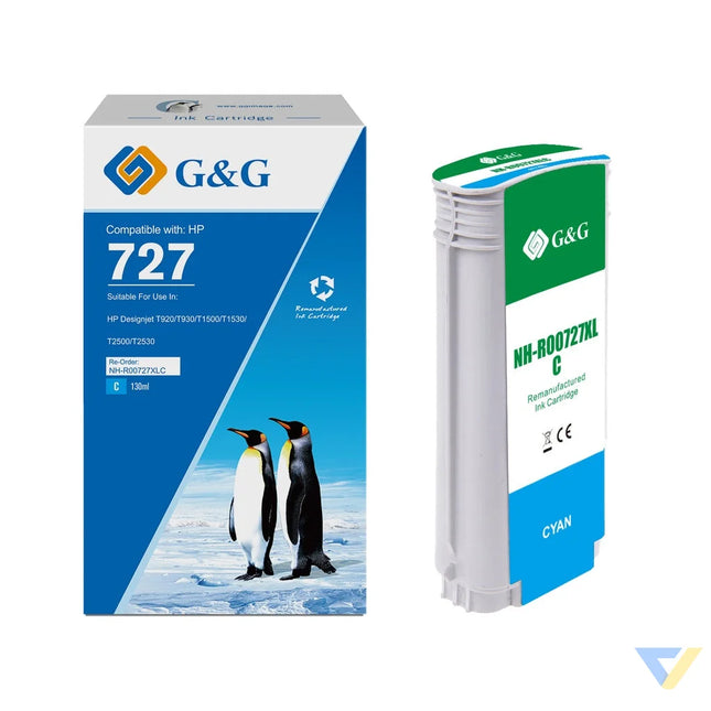 G&G Remanufactured HP B3P19A (727XL) Inkjet Cartridge C-0