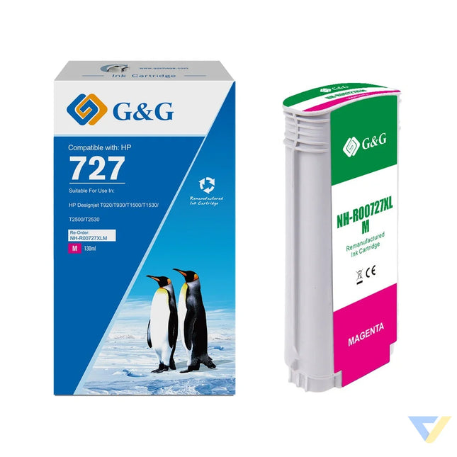 G&G Remanufactured HP B3P20A (727XL) Inkjet Cartridge M-0