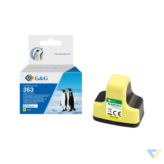 G&G Remanufactured HP C8773WA (363) Inkjet Cartridge Y-0
