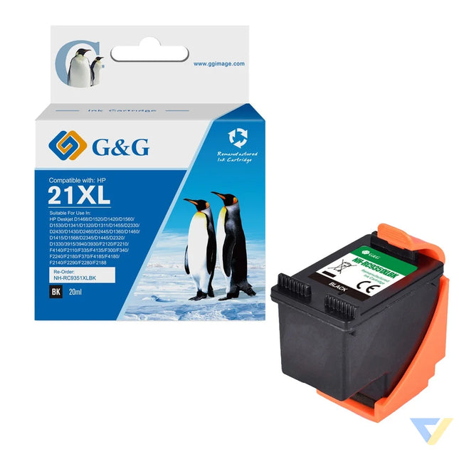G&G Remanufactured HP C9351G (021XL) Inkjet Cartridge B-0