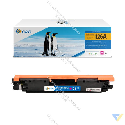 G&G Remanufactured HP CE313A/CRG129M/CRG729M/CRG329M Toner Magenta-0