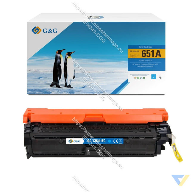 G&G Remanufactured HP CE341A Toner Cyan-0