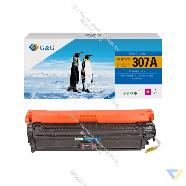 G&G Remanufactured HP CE743A Toner Magenta-0