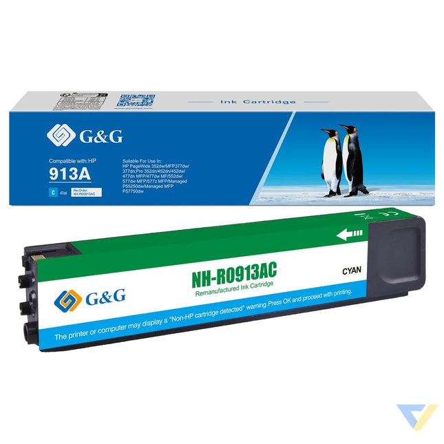 G&G Remanufactured HP F6T77AE (913A) Inkjet Cartridge C-0