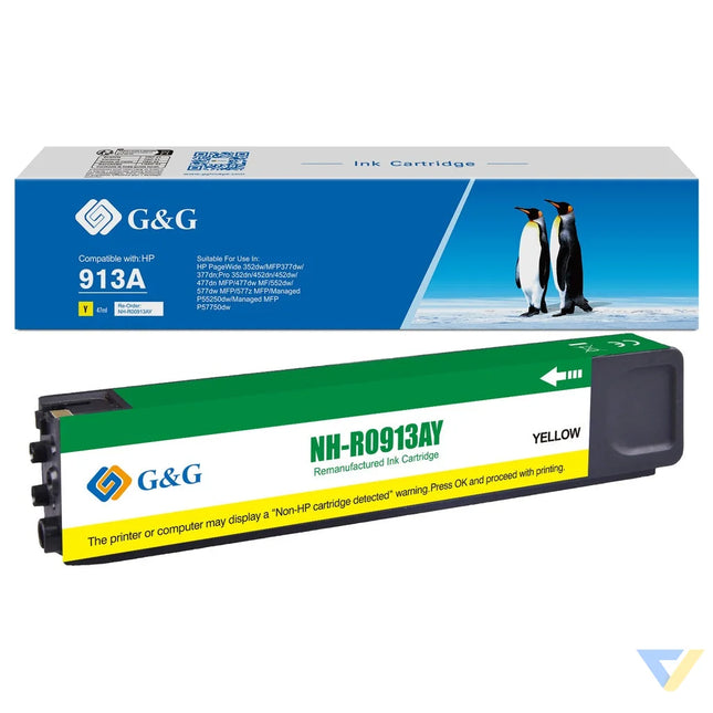 G&G Remanufactured HP F6T79AE (913A) Inkjet Cartridge Y-0