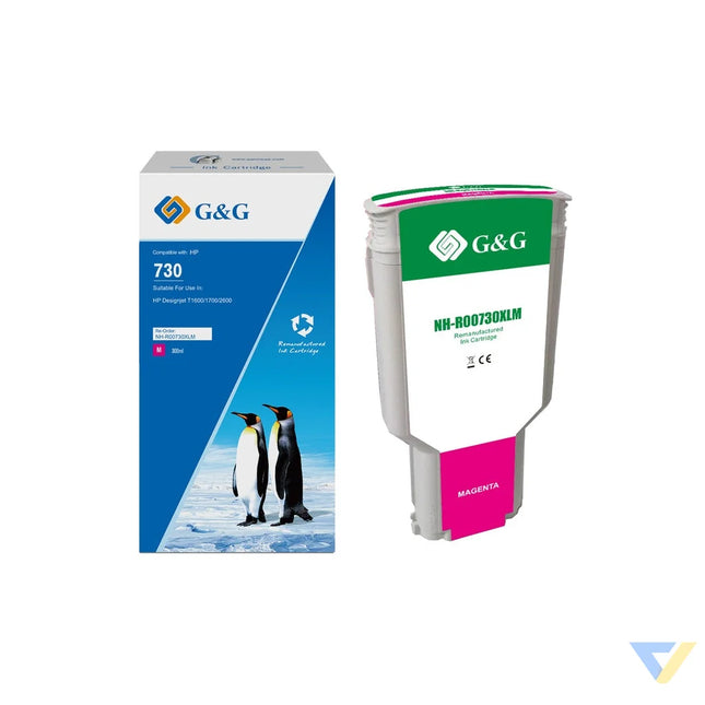 G&G Remanufactured HP P2V69A Inkjet Cartridge Magenta-0