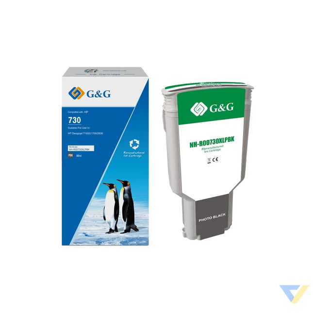 G&G Remanufactured HP P2V73A Inkjet Cartridge Photo Black-0