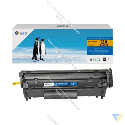 G&G Remanufactured HP Q2612A/CRG303/CRG703 Toner Mono-0
