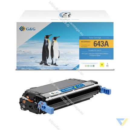 G&G Remanufactured HP Q5952A Toner Yellow-0
