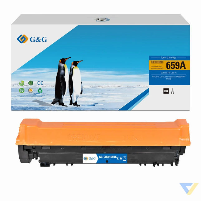 G&G Remanufactured HP W2010A(659A) Toner Black-0