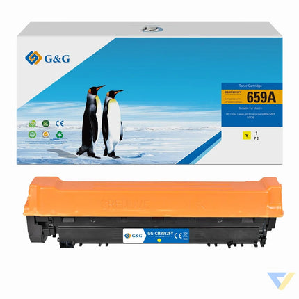 G&G Remanufactured HP W2012A(659A) Toner Yellow-0