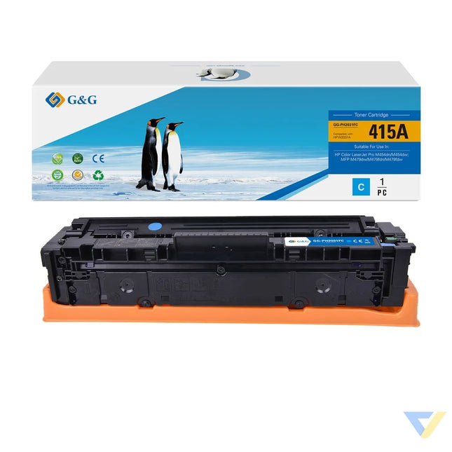 G&G Remanufactured HP W2031A(415A) Toner Cyan-0