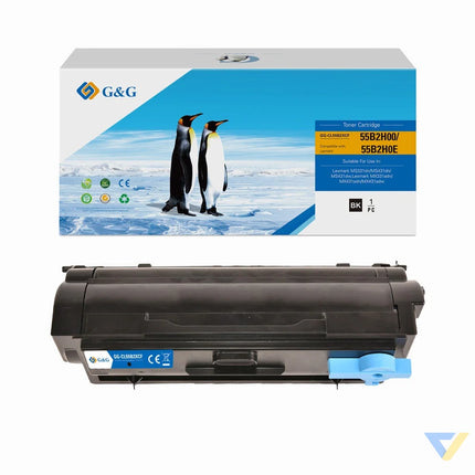 G&G Remanufactured Lexmark 55B2H00/55B2H0E Toner Mono-0