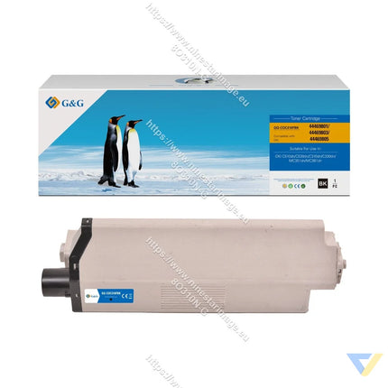 G&G Remanufactured OKI 44469801/44469803/44469805 Toner Black-0