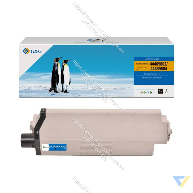 G&G Remanufactured OKI 44469802/44469804/44469806 Toner Black-0